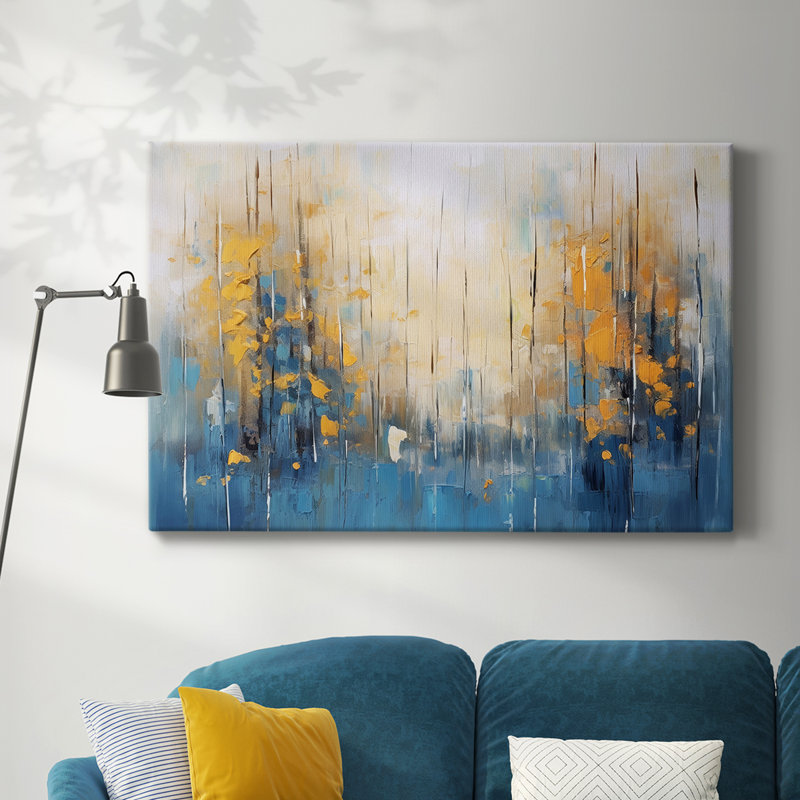 Série de paysages abstraits Cxxvi, H 12 po x l 18 po