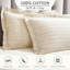 Ensemble de couvre-lit matelassé à motif de losanges 100% coton Calvert-105902152-105902157