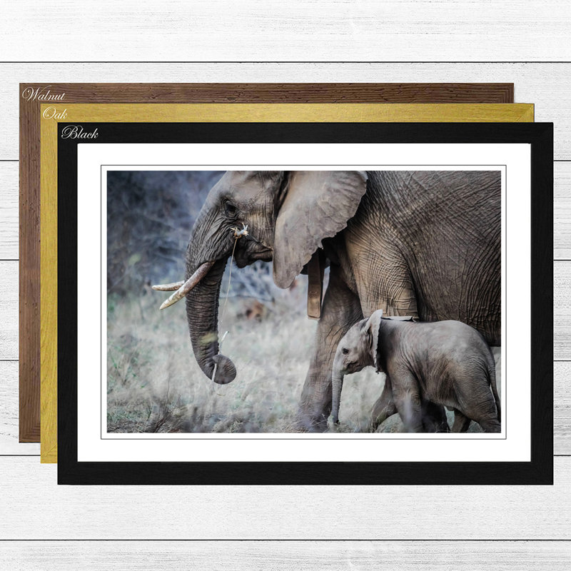Single Picture Frame Print, Oak