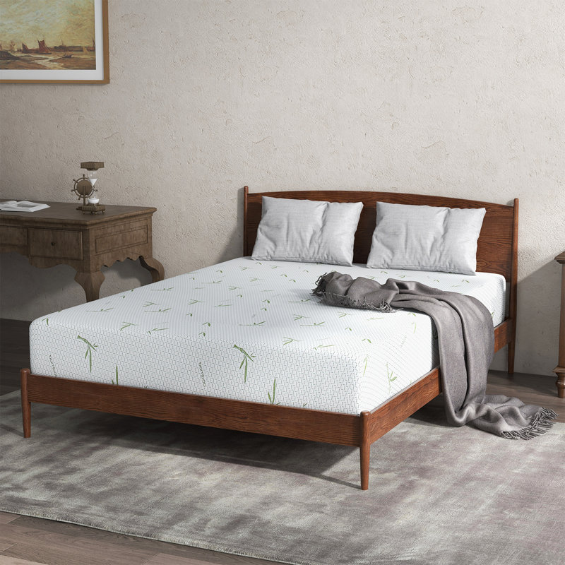 Matelas en mousse à mémoire de forme, matelas de gel rafraîchissant à fermeté moyenne dans une boîte, 10", Grand lit