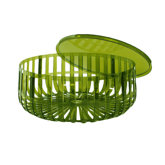Panier Coffee Table, Dark Green