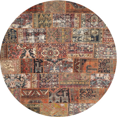 Tapis gris/brun/beige contemporain