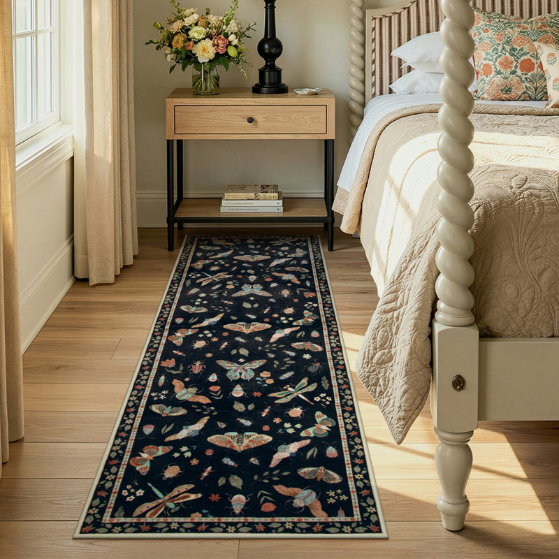 Tapis lavable pour animaux et insectes Goldene, Tapis de couloir 2 pi x 6 pi