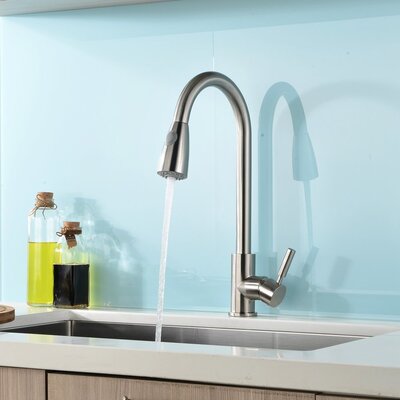 Concordia Pull Down Touchless Single Handle Kitchen Sink Faucet with Sprayer -  FontanaShowers, FS152VAP