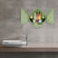 Boîte de rangement murale Darneil avec porte à succion magnétique
