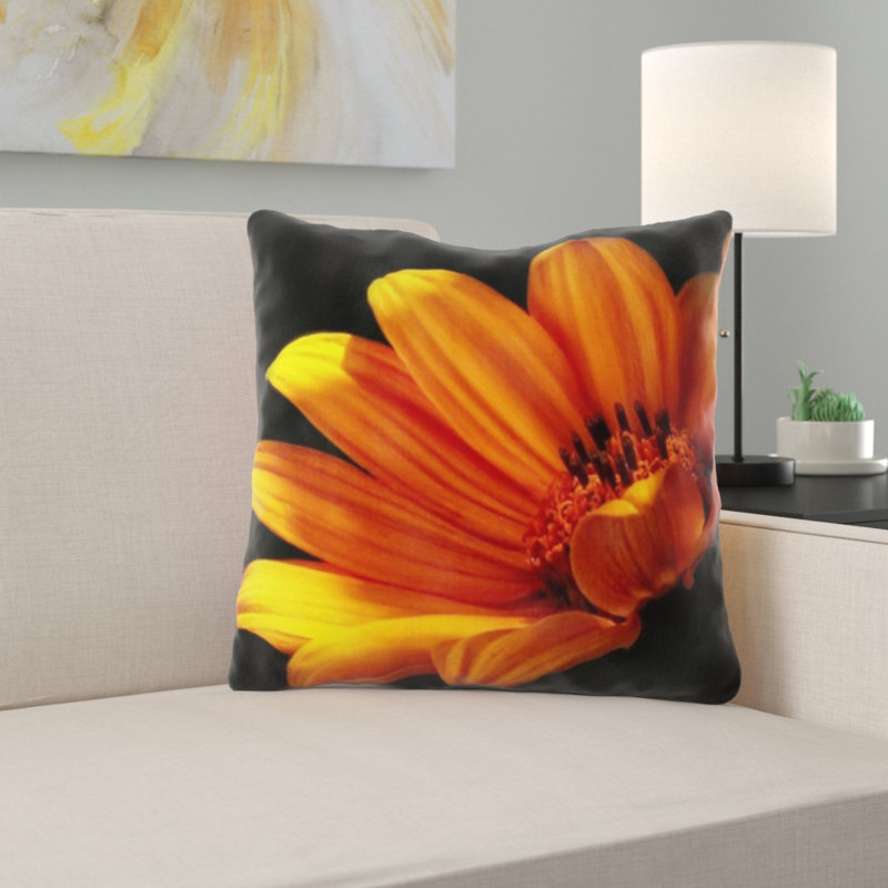 Flower Throw Pillow