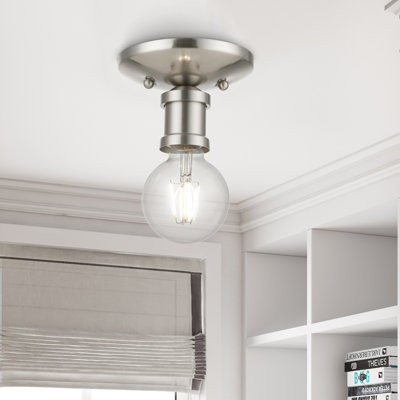 Plafonnier semi-encastré 1 lumière 5 po Grogan