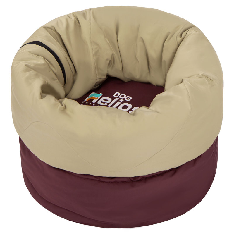 Tapis de voyage et de camping arrondi 2-en-1 Dog Helios, Rouge