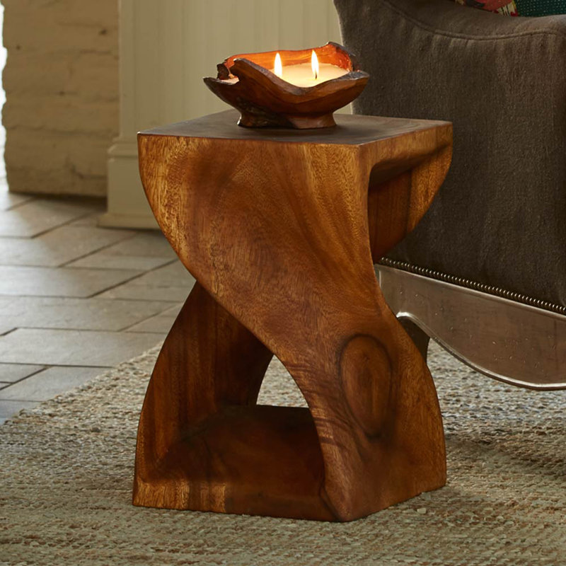 Tabouret d’appoint en bois massif Jones Street