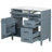 Coppera 36-Inch Freestanding Bathroom Vanity with Ceramic Sink Top and Solid Wood Frame-123817865