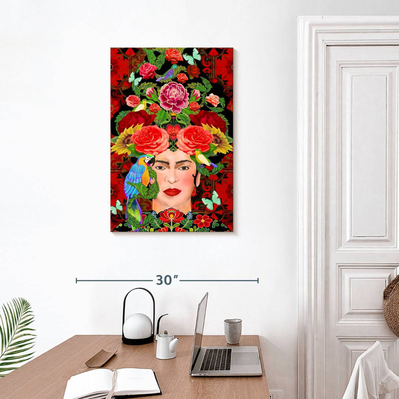 «Frida A Love Story» sur toile, H 30 po x l 20 po x P 1,25 po