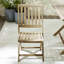 Asanta Wooden Extending Oval Garden Dining Table With Asanta Folding Dining Chairs-123277235