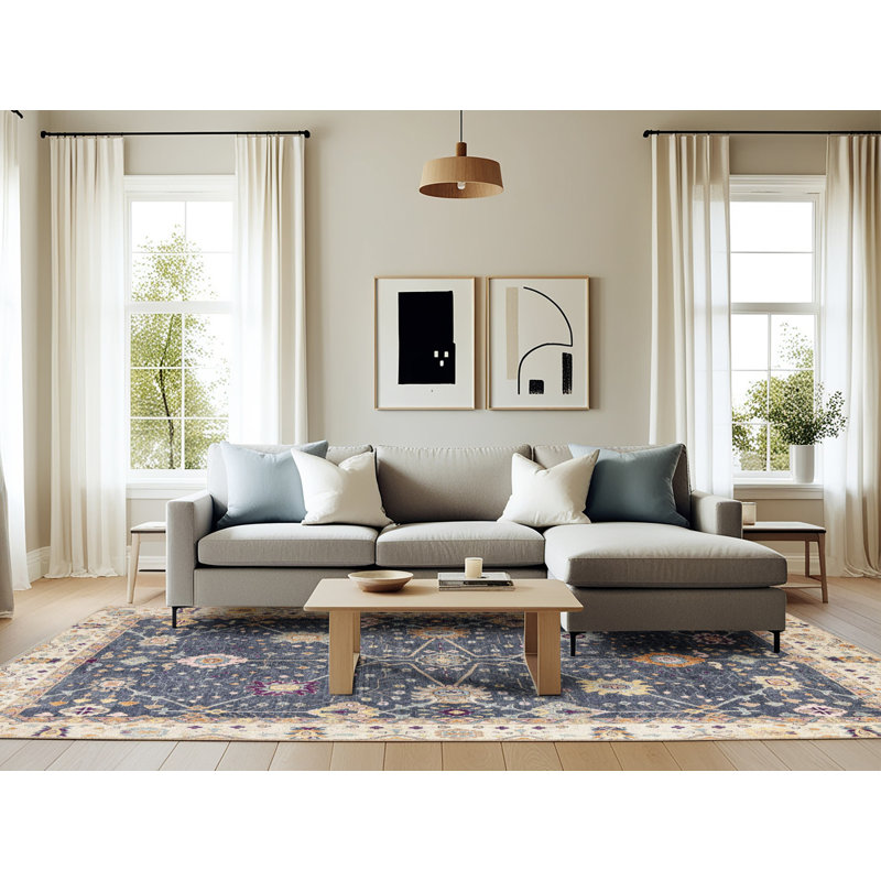 Southwestern Indoor Rug, Rectangle 6' x 9'