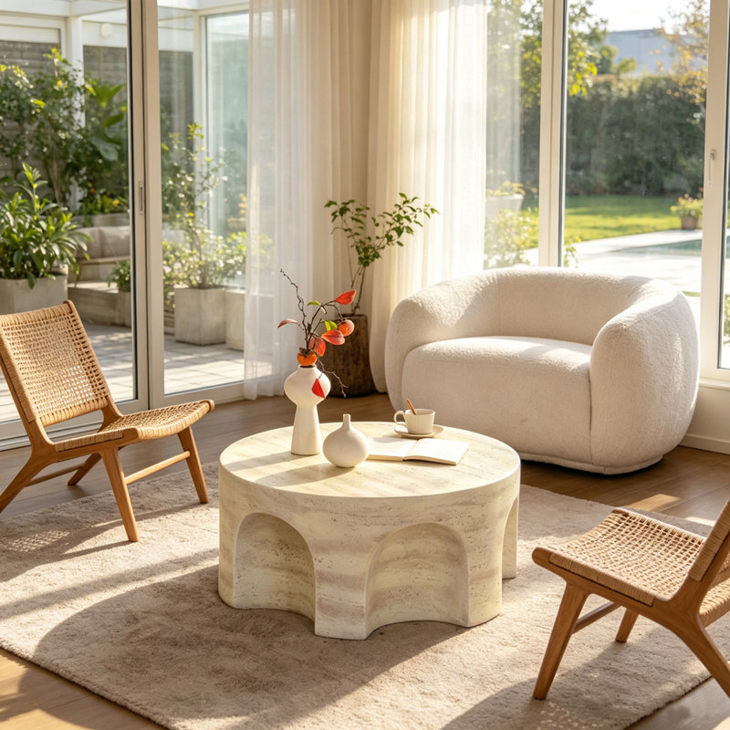 Modern Round Coffee Table
