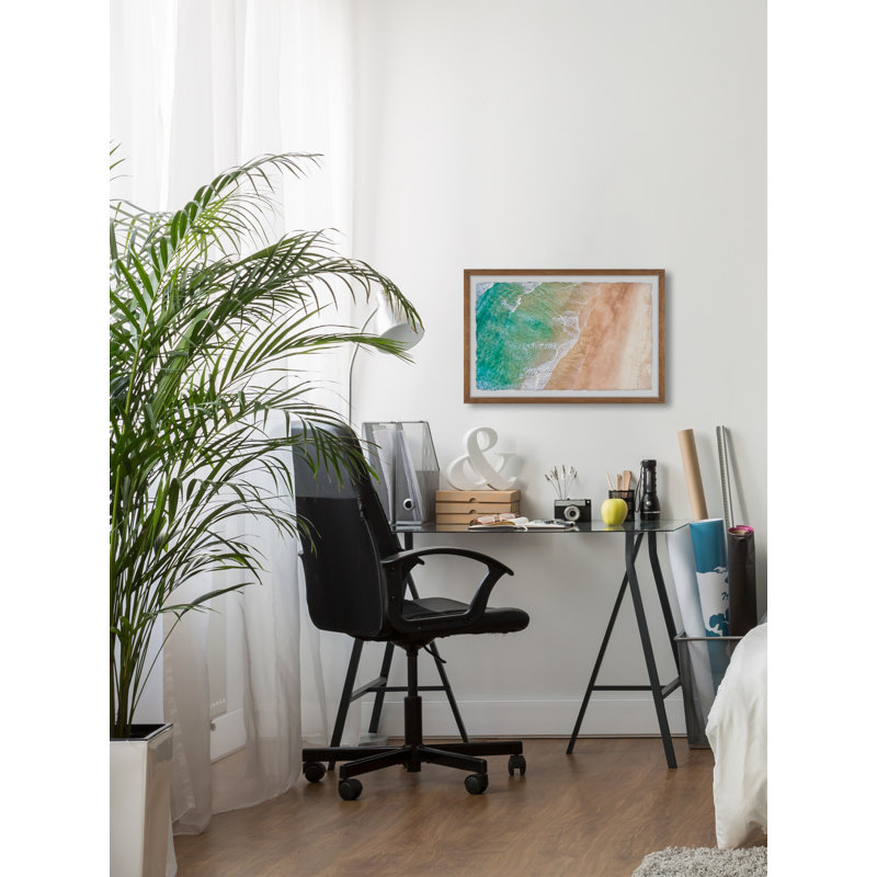 Foamy White Waves - Single Picture Frame Painting, 41 cm H x 61 cm W x 3.81 cm D