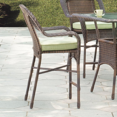 Outdoor Dining Armchair with Cushions