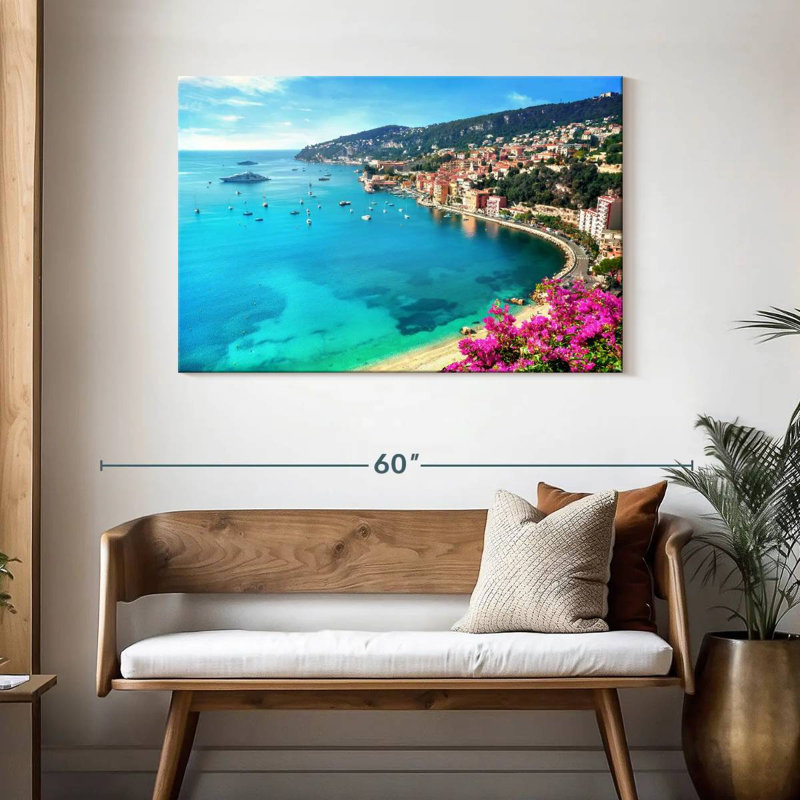 Gillard Villefranche-Sur-Mer Coastal Gillard, H 30 po x l 45 po