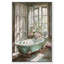 «Spring Bliss Bathroom Canvas Farmhouse» par Art Remedy-107432504-107432508