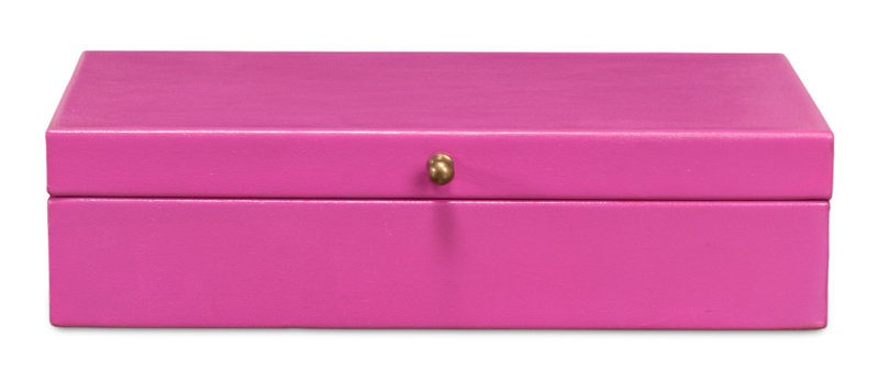 Gatsburg Handmade Decorative Box, Pink