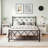 Nightstand with Charging Station and 2 Fabric Drawers, Bedside Table with USB Ports and Outlets, End Table with Open Shelf-1896140759-1911725109