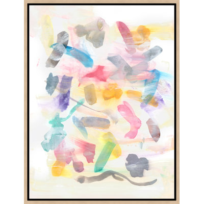 «Jaw Breaker IV» par David Erickson - peinture sur toile à cadre flottant