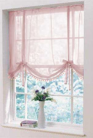 Kallaroo Sheer Single Panel, Dusky Pink 100% Polyester