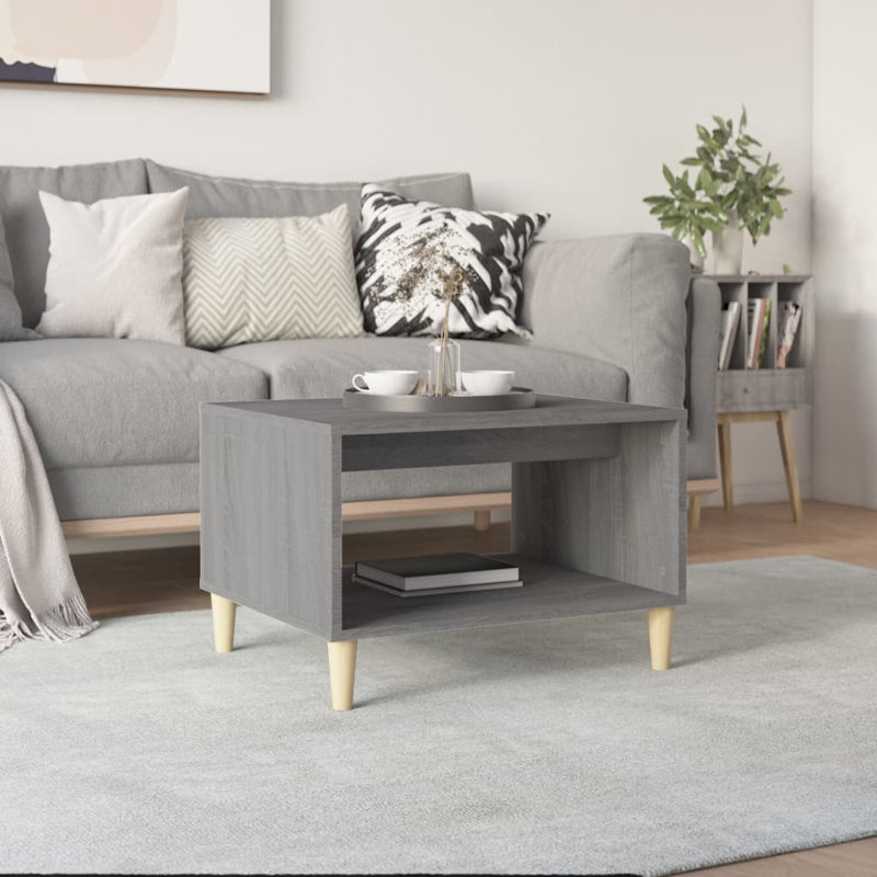Coffee Table with Storage, Grey