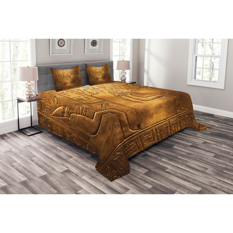 Bloomsbury Market Robledo Bedspread with Pillow Shams, 220 x 264 cm