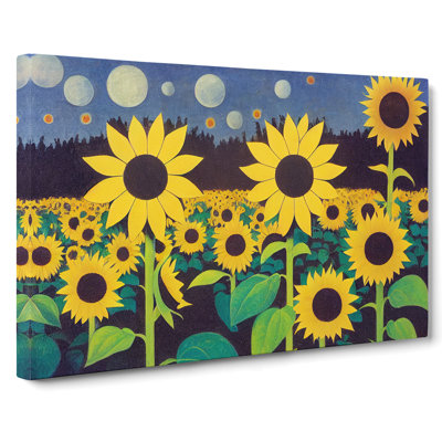 Precious Sunflowers - Wrapped Canvas