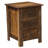 Fireside Lodge Barnwood Three Drawer Nightstand-14234133