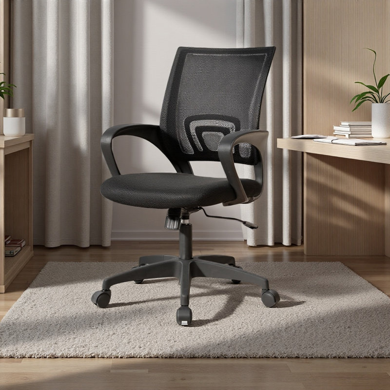 Home Office Ergonomic Mesh Breathable Office Chair, Black
