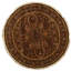 Wool Oriental Area Rug in Beige/Black/Rust