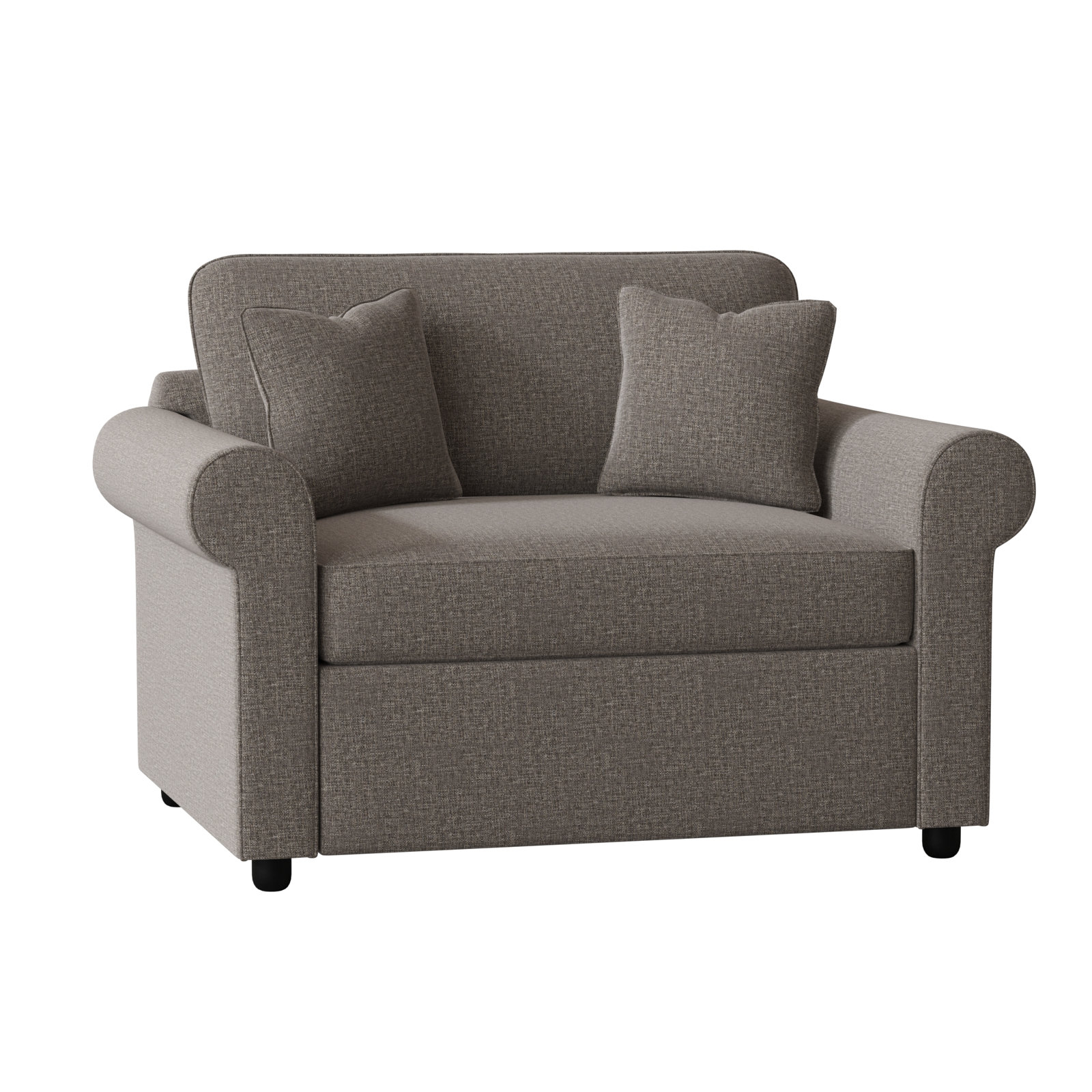 Warrington Upholstered Accent Chair, Dursky Charcoal