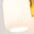 1-Light Oval Glass Armed Wall Sconce