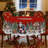 Washable Polyester Christmas Themed Tablecloth for Home Kitchen Dining Party