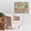 «Modern Map of Boston» par Nikki Galapon, art mural sur toile-399436873