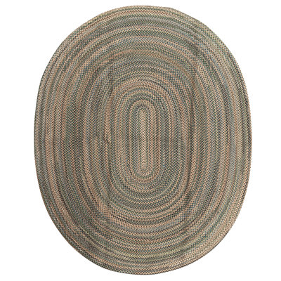 Hand Knotted Wool Area Rug in Green