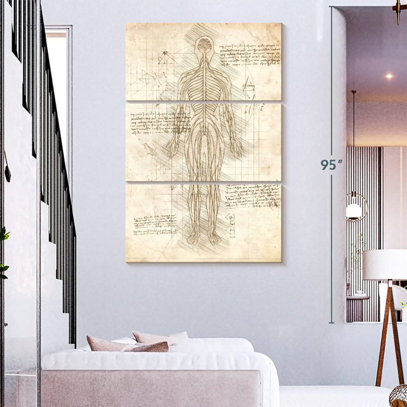 Keiri Human Nervous System, 57" H x 36" W