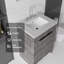 Meuble-lavabo autoportant avec lavabo