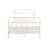 White Full Bed with Spindle Headboard