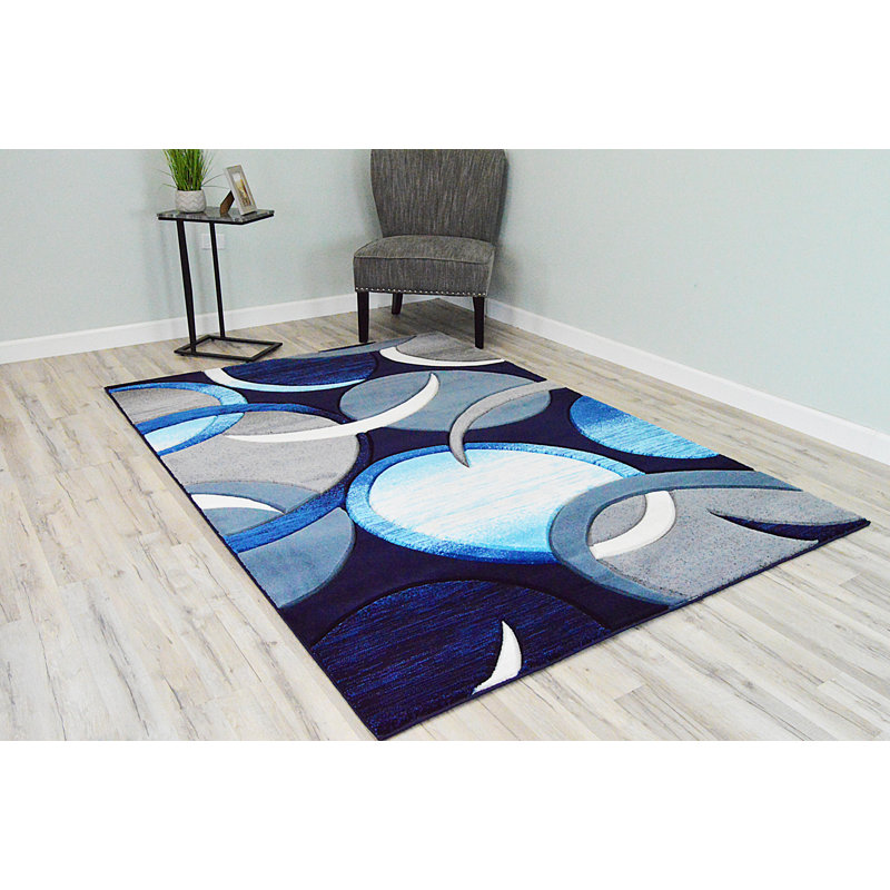 Mccampbell Performance Abstract Indoor Rug, Rectangle 5' x 7'