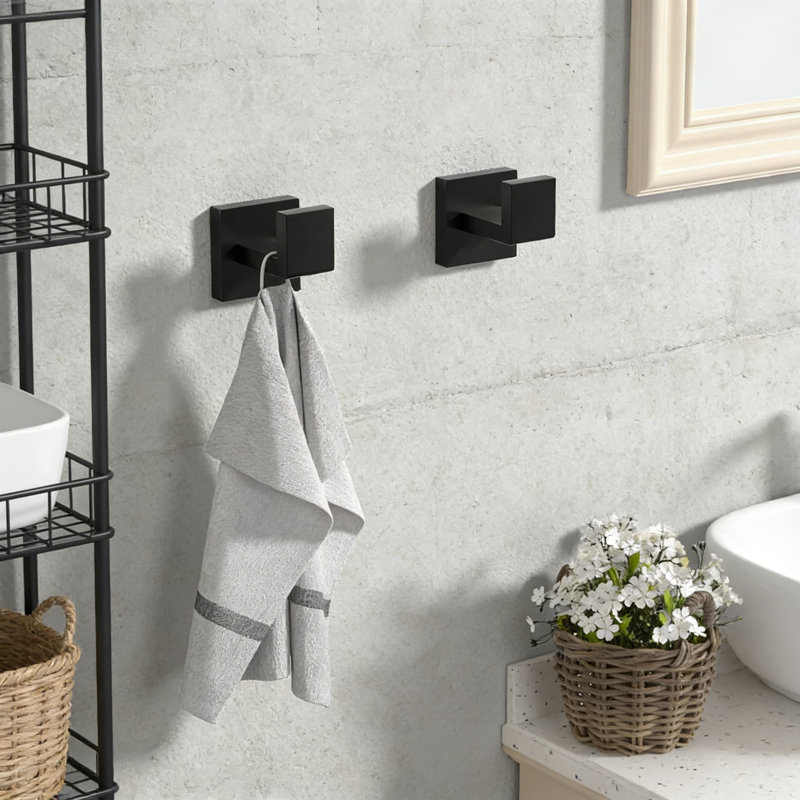 Matte Black Bathroom Accessories Set - 20-Piece Wall Mounted Hardware Kit With Towel Bar, Towel Ring, Toilet Paper Holder And Hooks, Rust-Resistant Stainless Steel For Modern Bathrooms