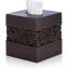 Couvercle de boîte à mouchoirs carré en bronze à finition bronze pour comptoir de meuble-lavabo idéal pour les chambres à coucher et les salons