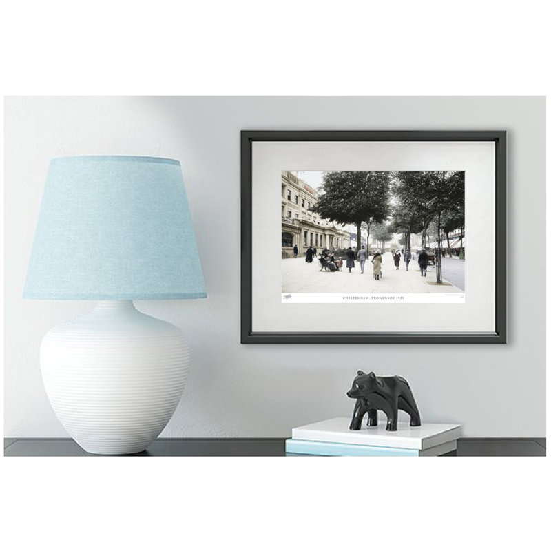 Cheltenham, Promenade 1923 by Francis Frith - Single Picture Frame Print, 45cm H x 60cm W x 2.3cm D