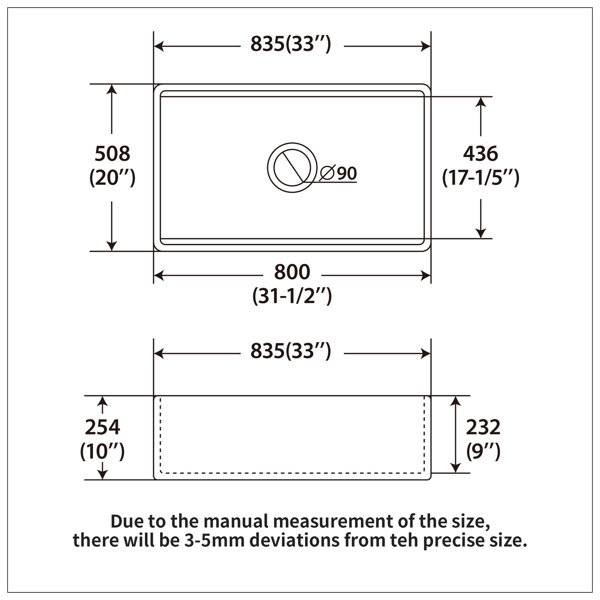 Dimensions du produit