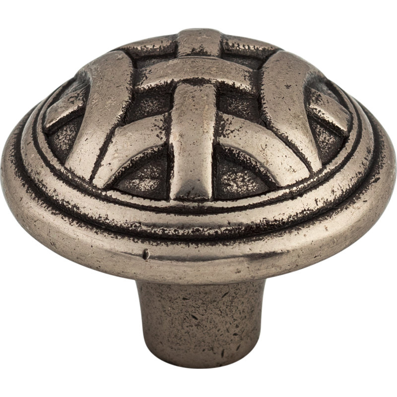 Celtic Round Knob, Pewter Antique, 1 1/4" Knob Diameter