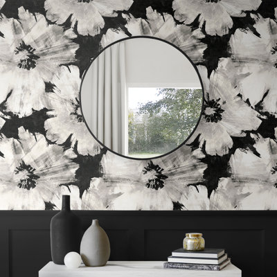 Agarva Peel & Stick Vinyl Floral Wallpaper Roll