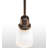 4 - Light Brown/White Kitchen Island Pendant