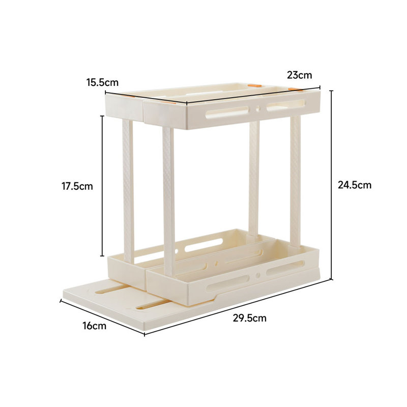 Freestanding Spice Rack with Adjustable Racks
