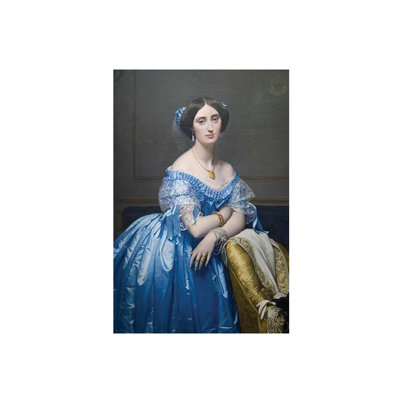 Princes de broglie-impression, H 36 po x l 24 po x P 1,5 po